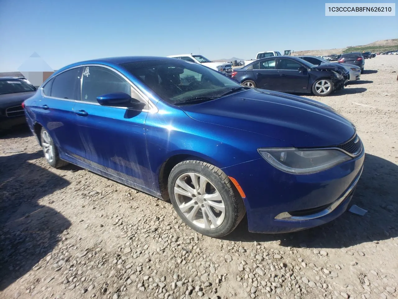 2015 Chrysler 200 Limited VIN: 1C3CCCAB8FN626210 Lot: 47320574