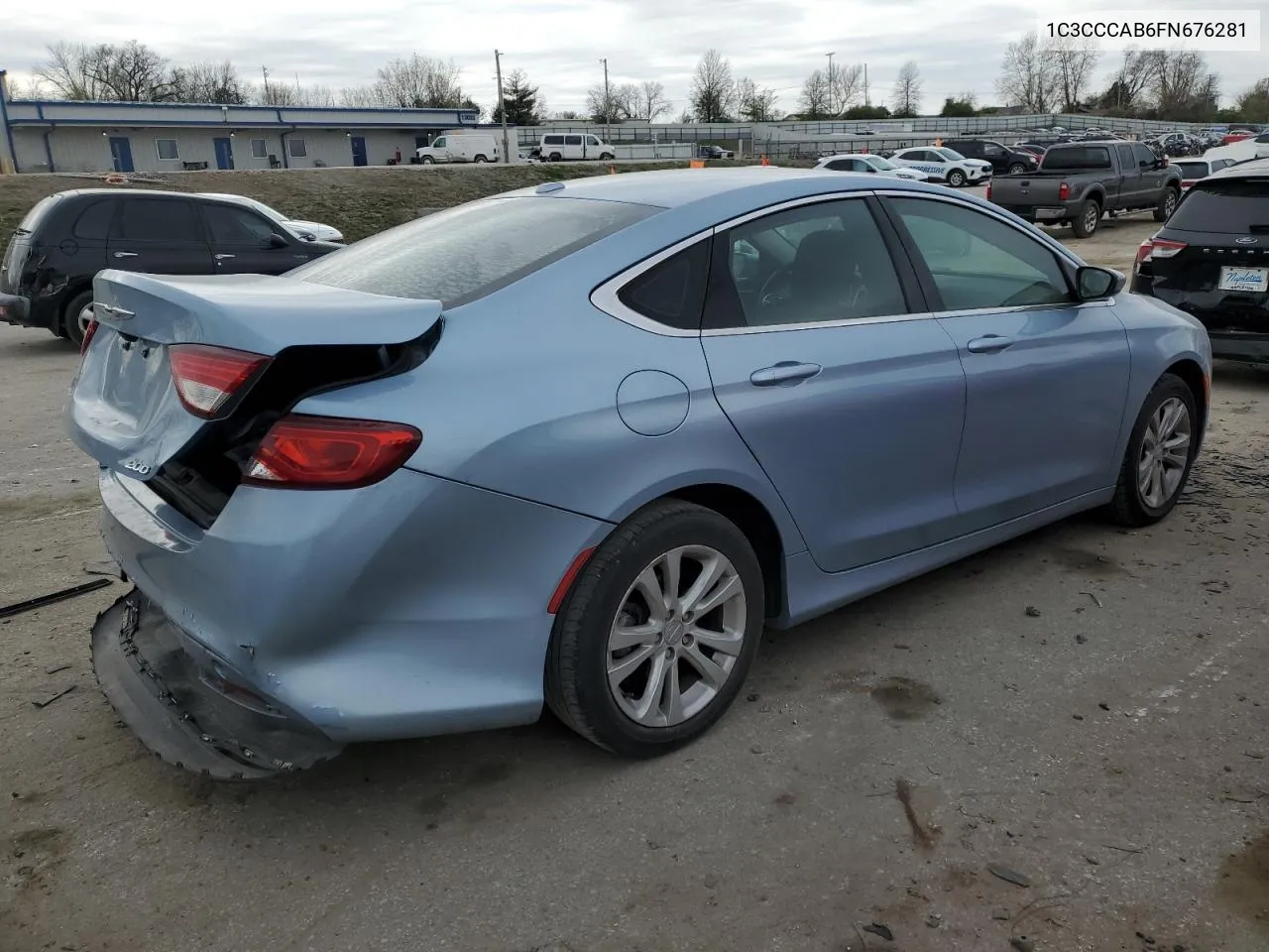 2015 Chrysler 200 Limited VIN: 1C3CCCAB6FN676281 Lot: 47365534