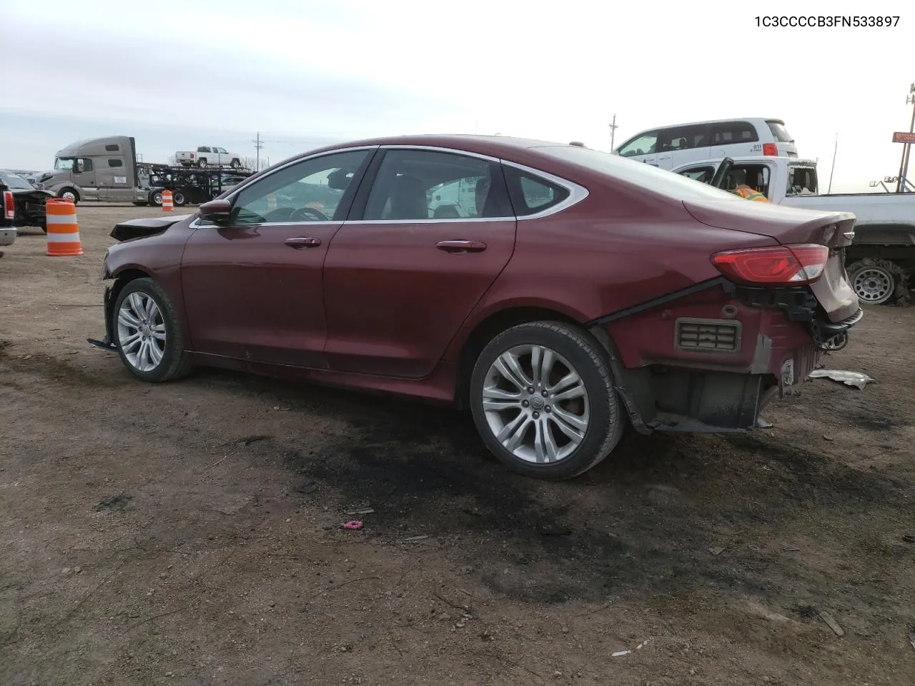 1C3CCCCB3FN533897 2015 Chrysler 200 C