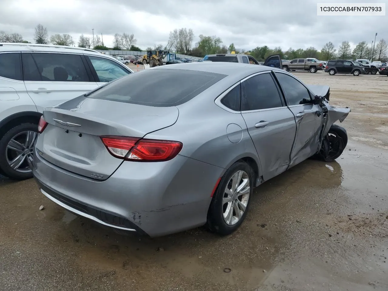 2015 Chrysler 200 Limited VIN: 1C3CCCAB4FN707933 Lot: 49021604