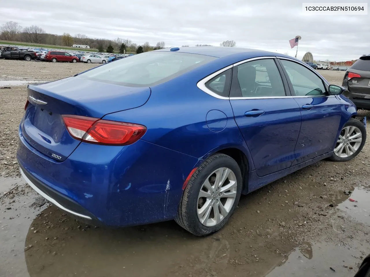 1C3CCCAB2FN510694 2015 Chrysler 200 Limited