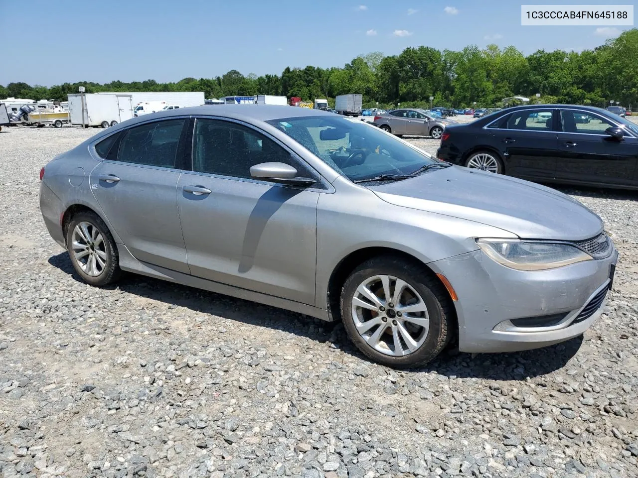 2015 Chrysler 200 Limited VIN: 1C3CCCAB4FN645188 Lot: 52002204