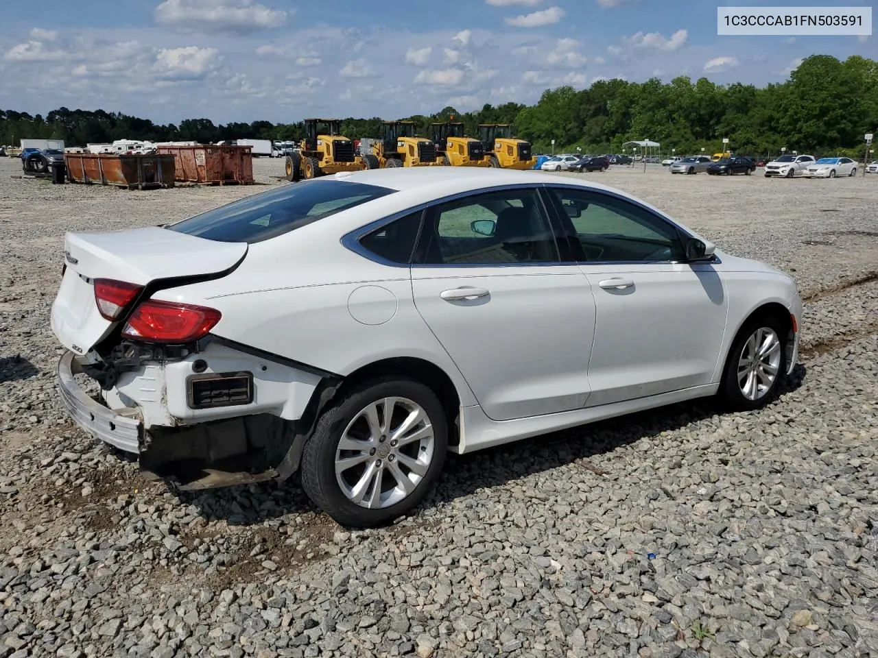 2015 Chrysler 200 Limited VIN: 1C3CCCAB1FN503591 Lot: 54026454