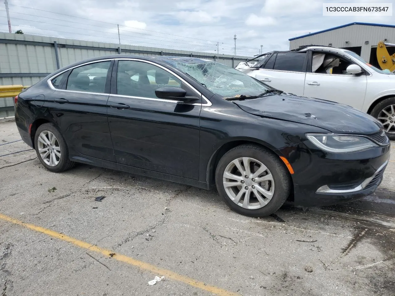 2015 Chrysler 200 Limited VIN: 1C3CCCAB3FN673547 Lot: 55082944