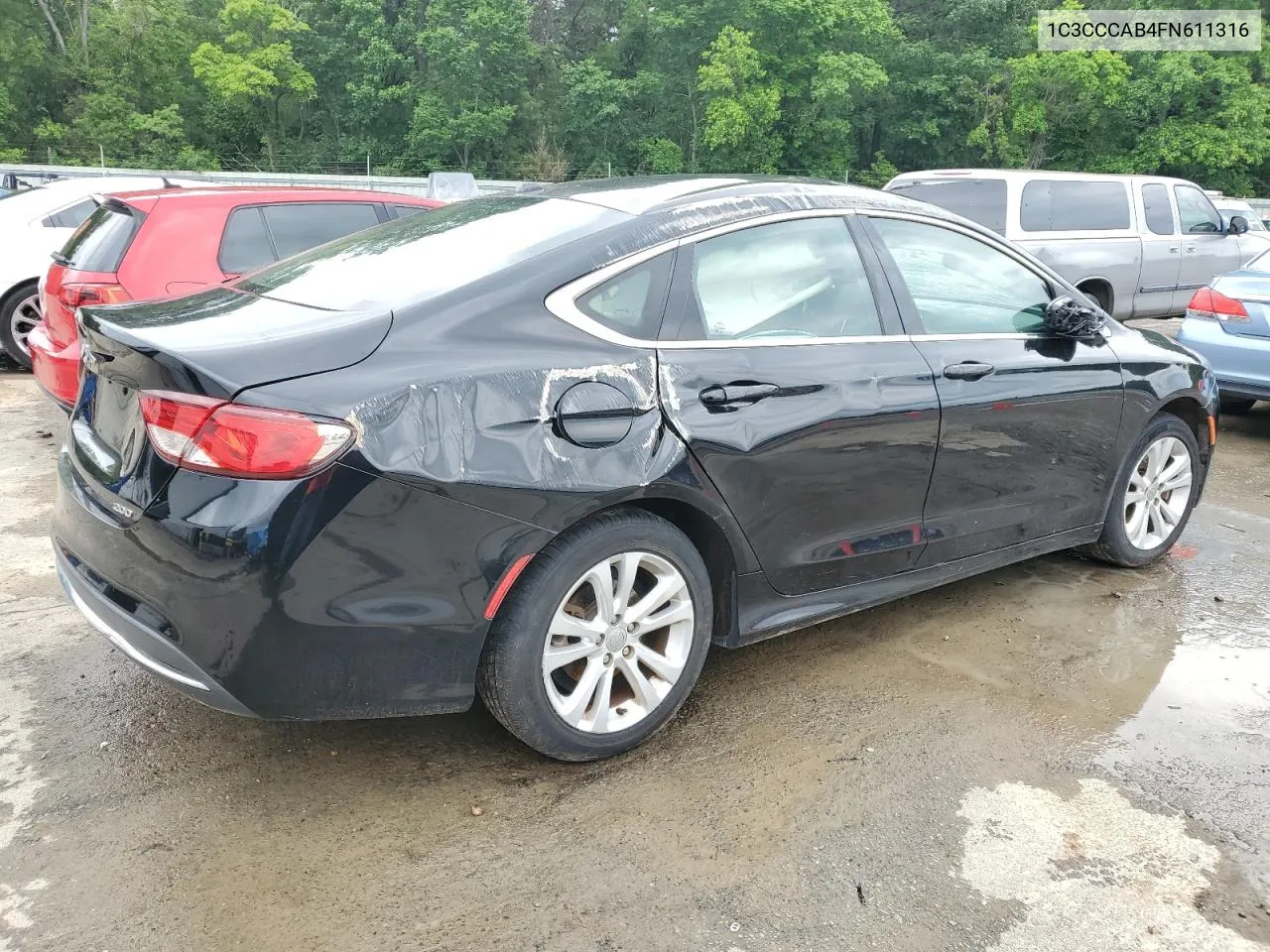 2015 Chrysler 200 Limited VIN: 1C3CCCAB4FN611316 Lot: 55487664