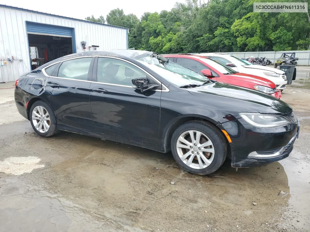 2015 Chrysler 200 Limited VIN: 1C3CCCAB4FN611316 Lot: 55487664