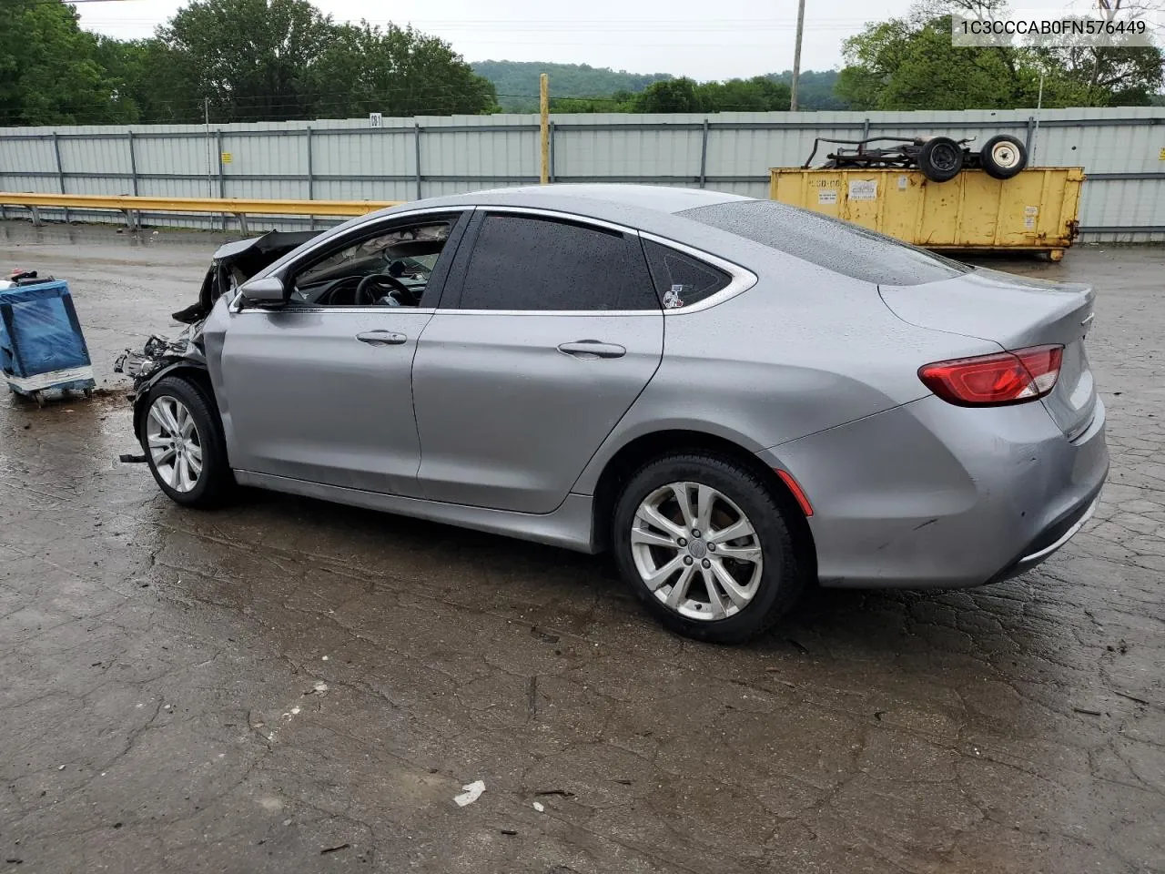 2015 Chrysler 200 Limited VIN: 1C3CCCAB0FN576449 Lot: 55518424