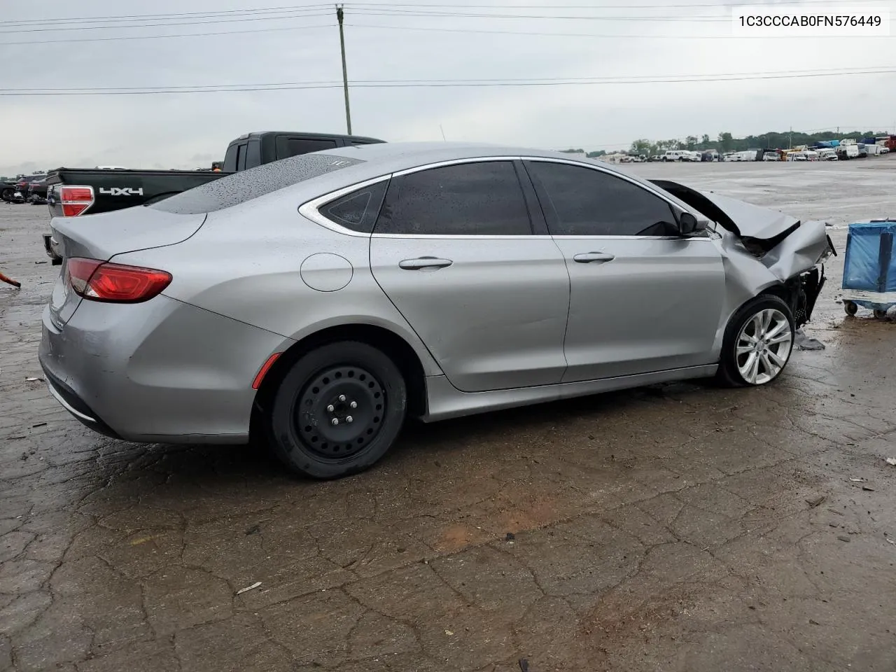 2015 Chrysler 200 Limited VIN: 1C3CCCAB0FN576449 Lot: 55518424