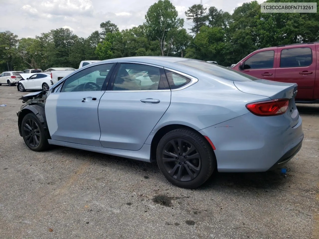 2015 Chrysler 200 Limited VIN: 1C3CCCAB0FN713261 Lot: 57301214