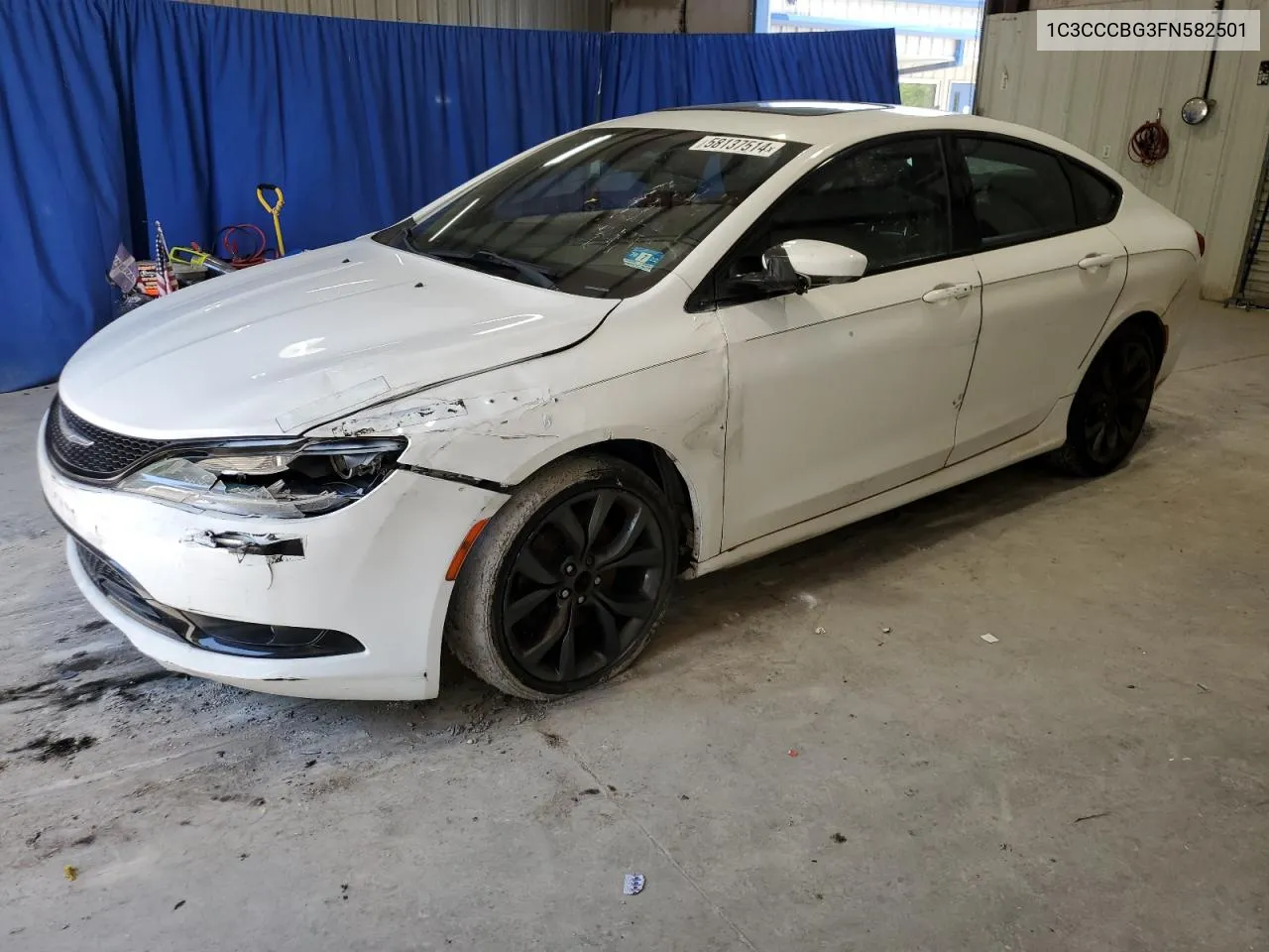 2015 Chrysler 200 S VIN: 1C3CCCBG3FN582501 Lot: 58137514