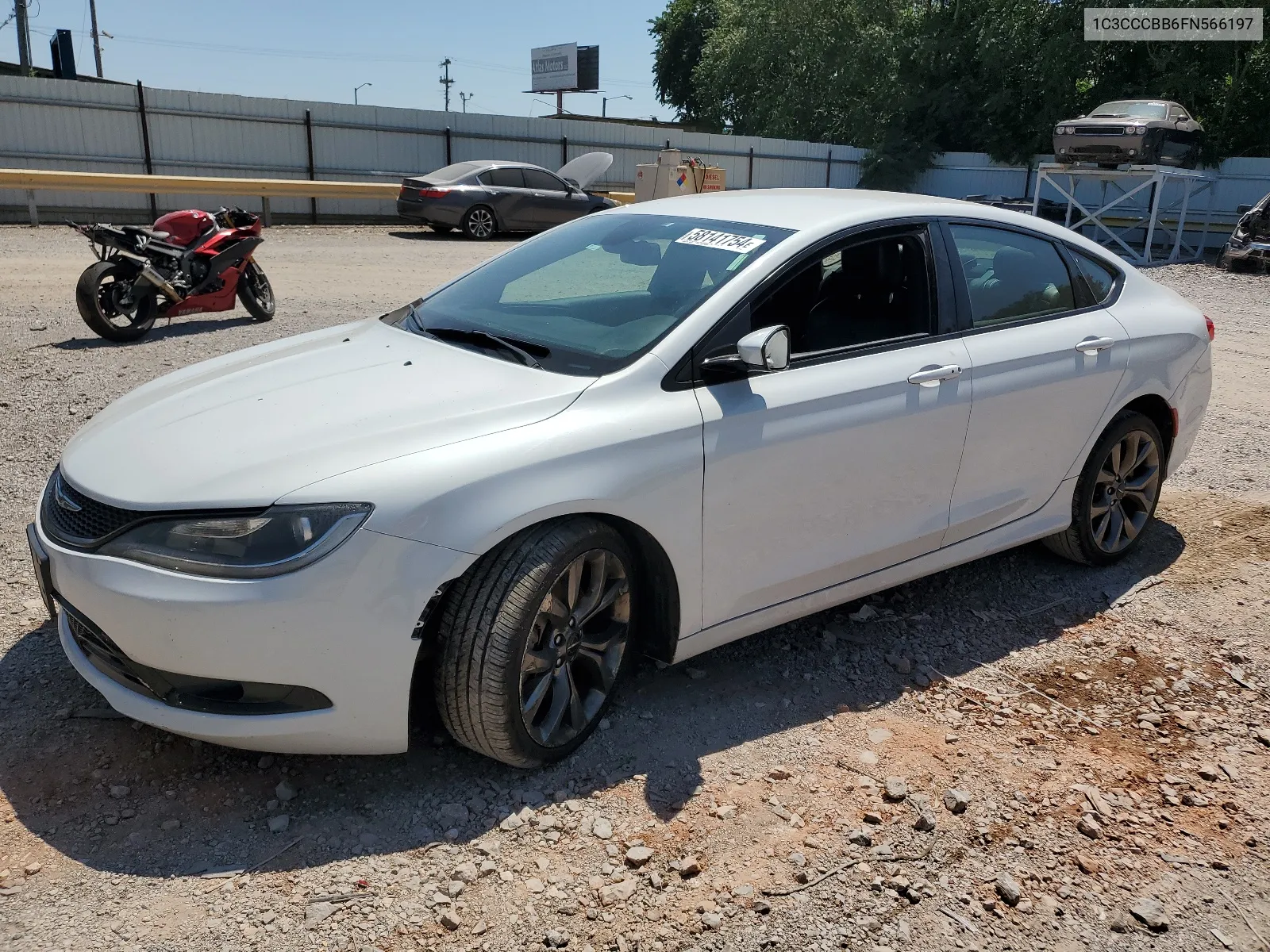 2015 Chrysler 200 S VIN: 1C3CCCBB6FN566197 Lot: 58141754