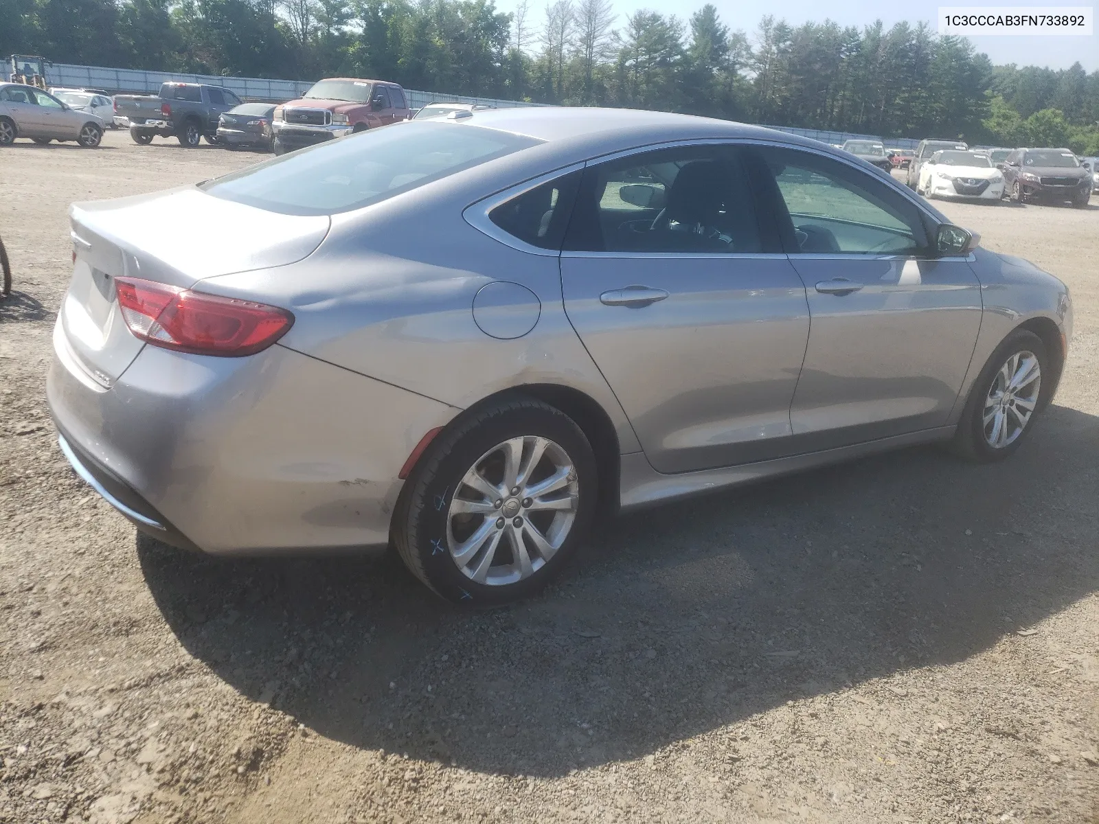 2015 Chrysler 200 Limited VIN: 1C3CCCAB3FN733892 Lot: 58249744