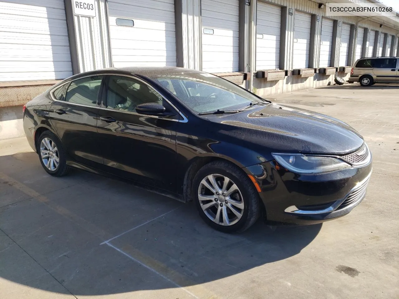 2015 Chrysler 200 Limited VIN: 1C3CCCAB3FN610268 Lot: 58487724