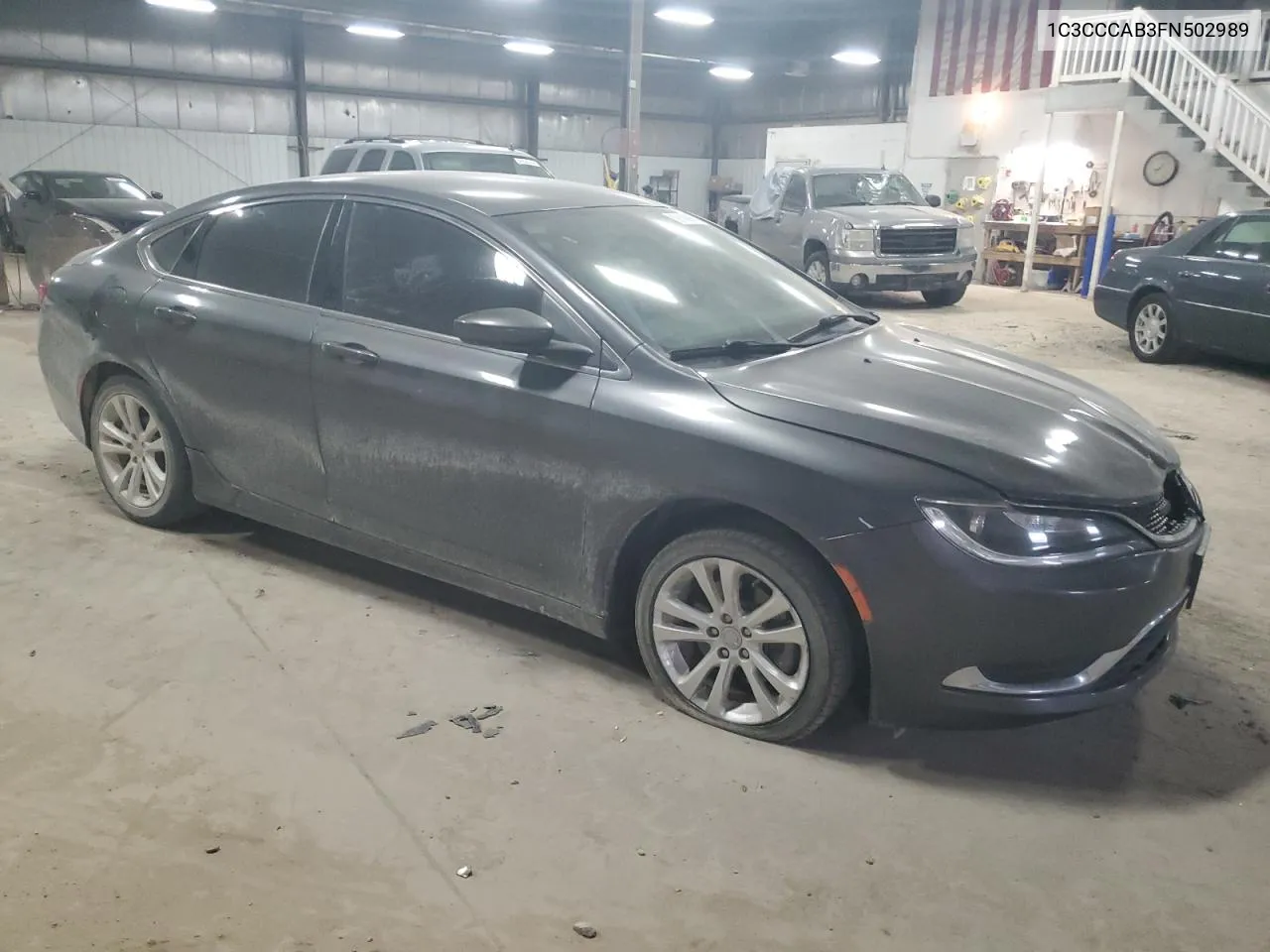 2015 Chrysler 200 Limited VIN: 1C3CCCAB3FN502989 Lot: 59146874