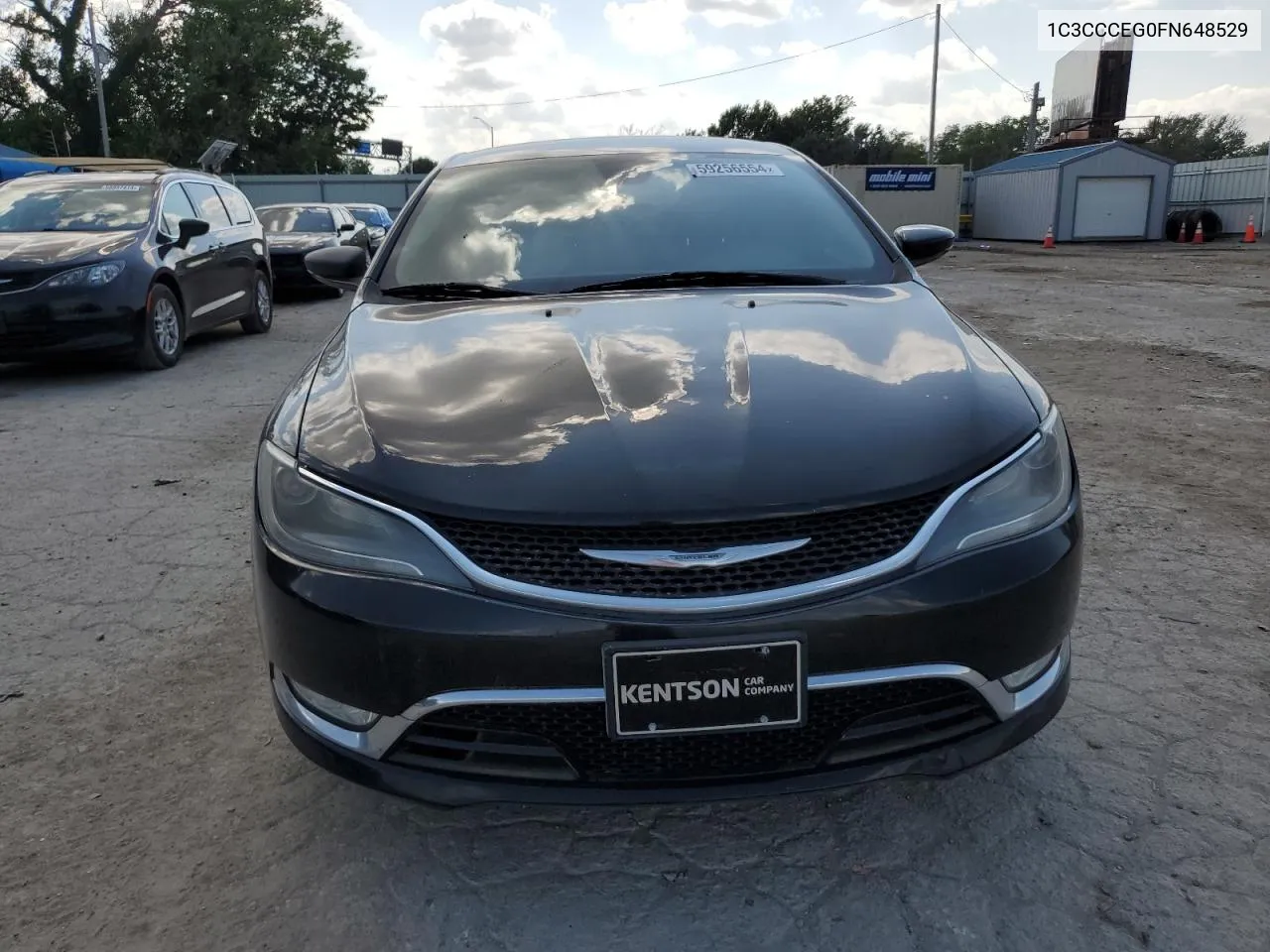 2015 Chrysler 200 C VIN: 1C3CCCEG0FN648529 Lot: 59256554