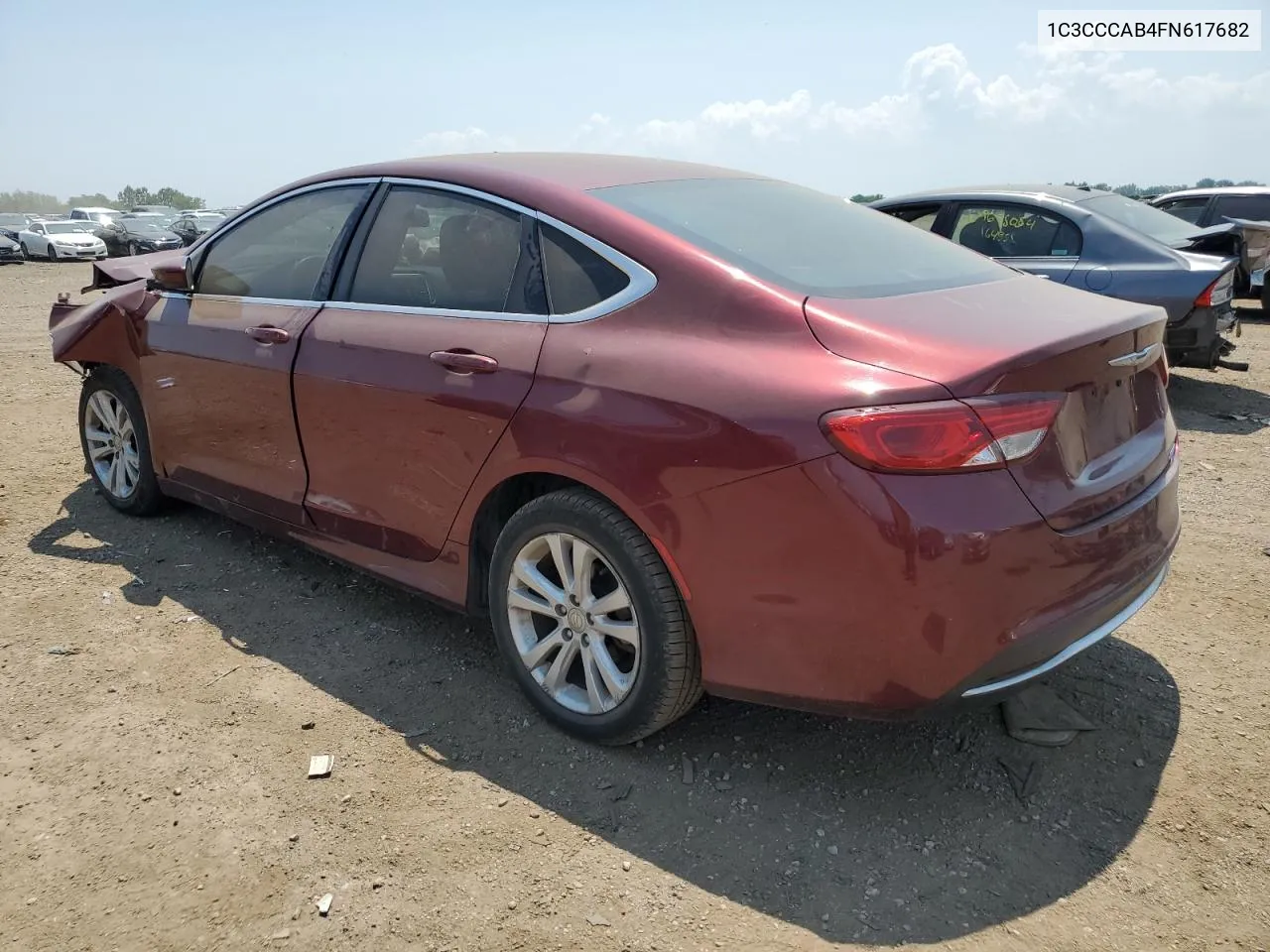 2015 Chrysler 200 Limited VIN: 1C3CCCAB4FN617682 Lot: 59334364