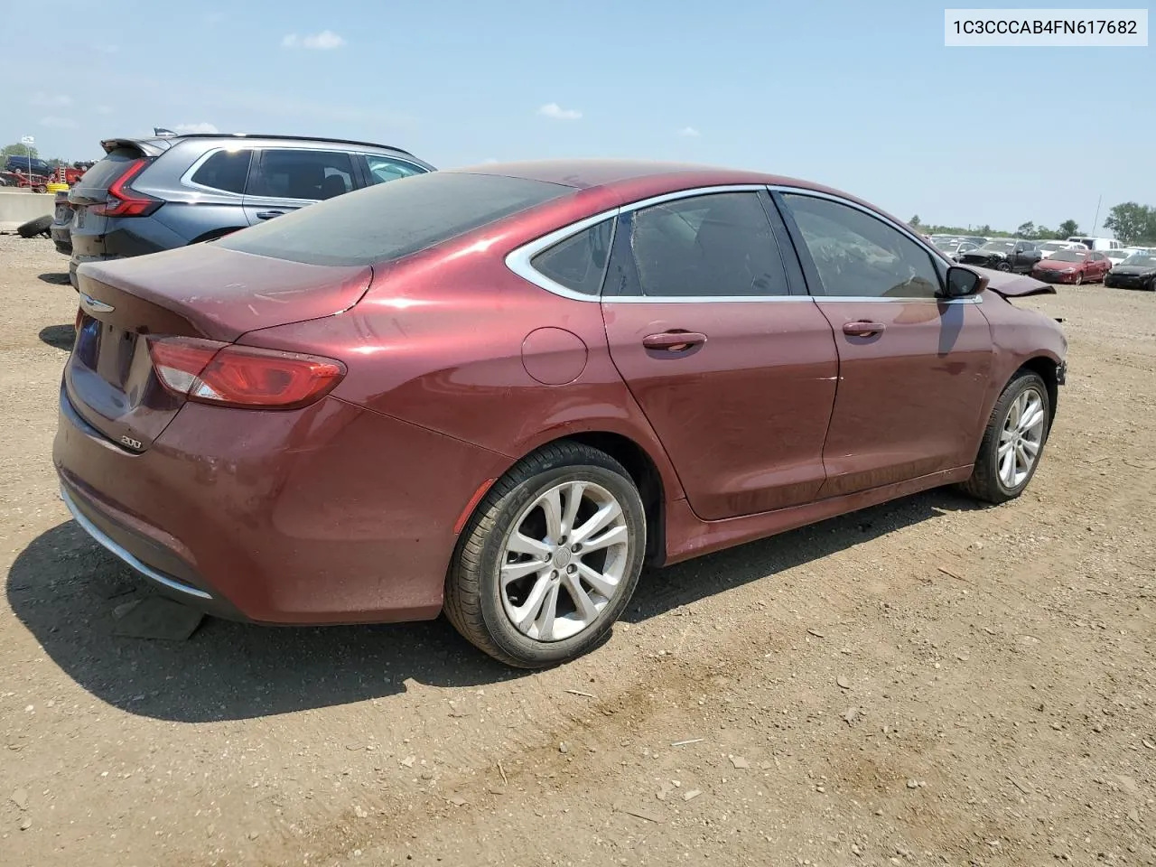 2015 Chrysler 200 Limited VIN: 1C3CCCAB4FN617682 Lot: 59334364