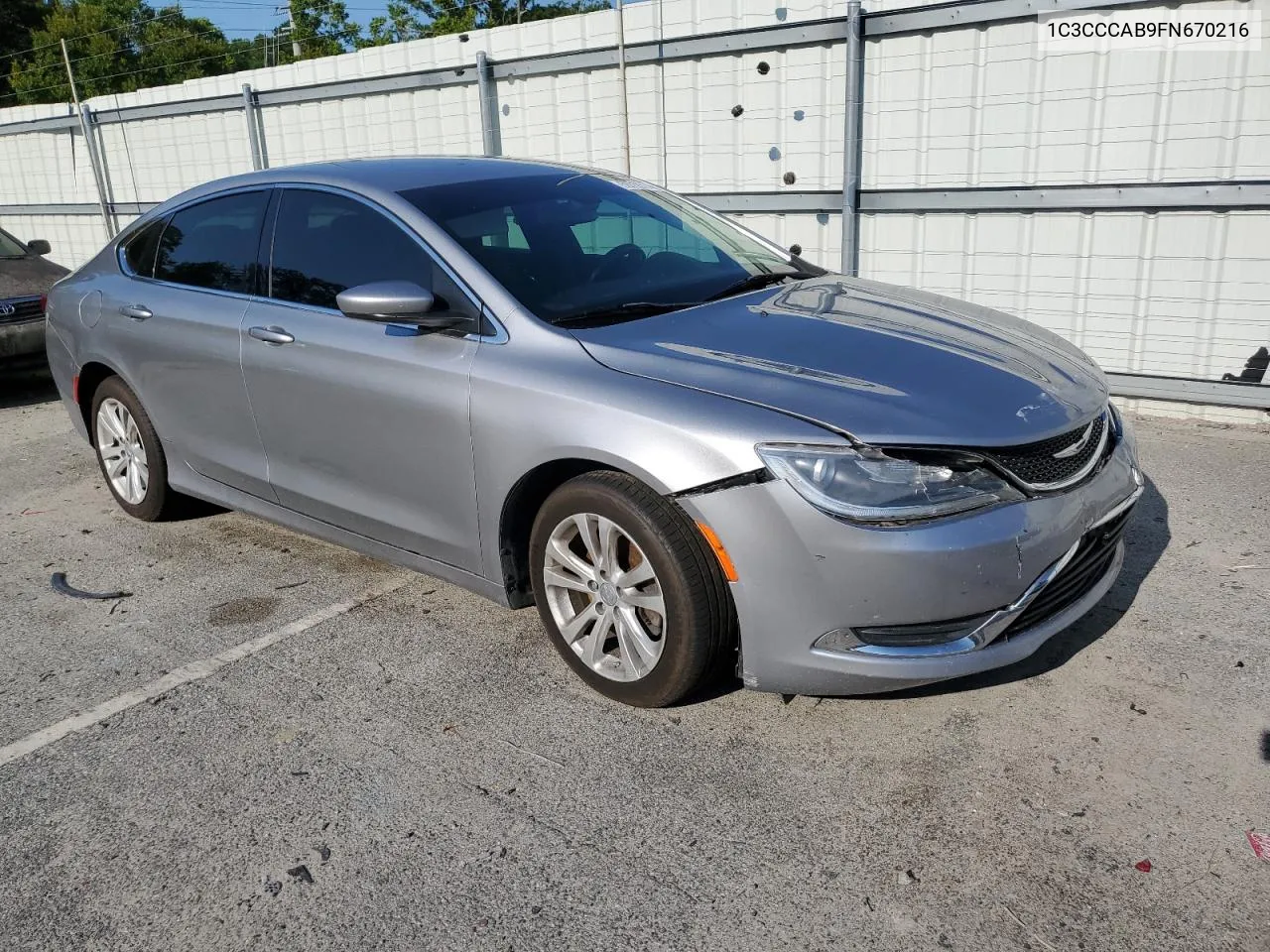 2015 Chrysler 200 Limited VIN: 1C3CCCAB9FN670216 Lot: 59719314