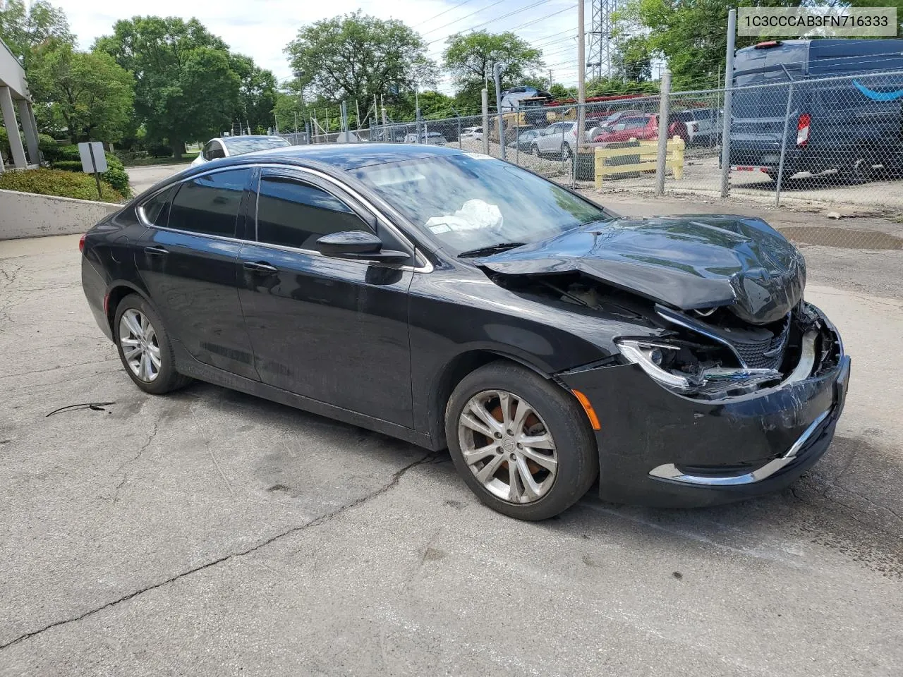 2015 Chrysler 200 Limited VIN: 1C3CCCAB3FN716333 Lot: 60499794