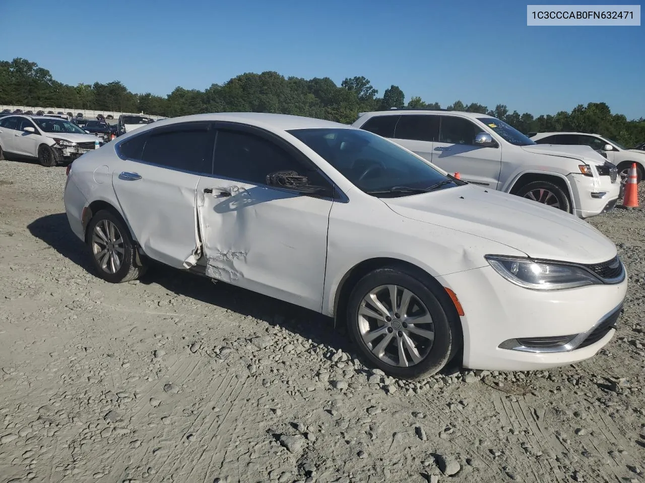 2015 Chrysler 200 Limited VIN: 1C3CCCAB0FN632471 Lot: 60600914