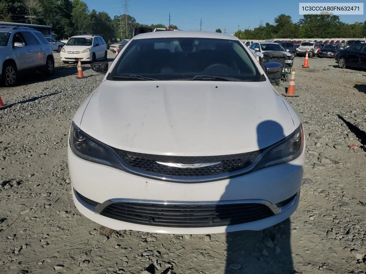 2015 Chrysler 200 Limited VIN: 1C3CCCAB0FN632471 Lot: 60600914