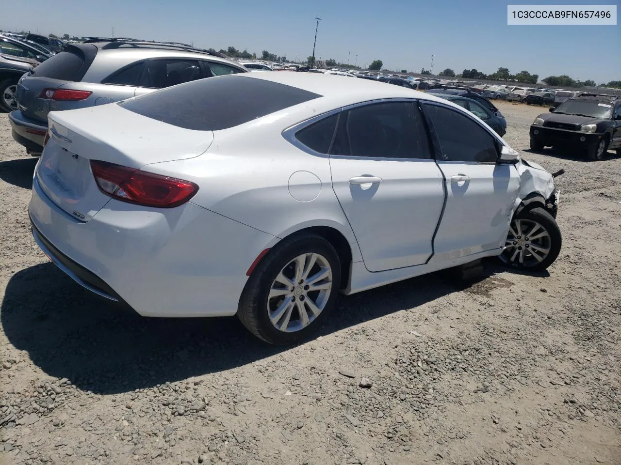 2015 Chrysler 200 Limited VIN: 1C3CCCAB9FN657496 Lot: 60880514