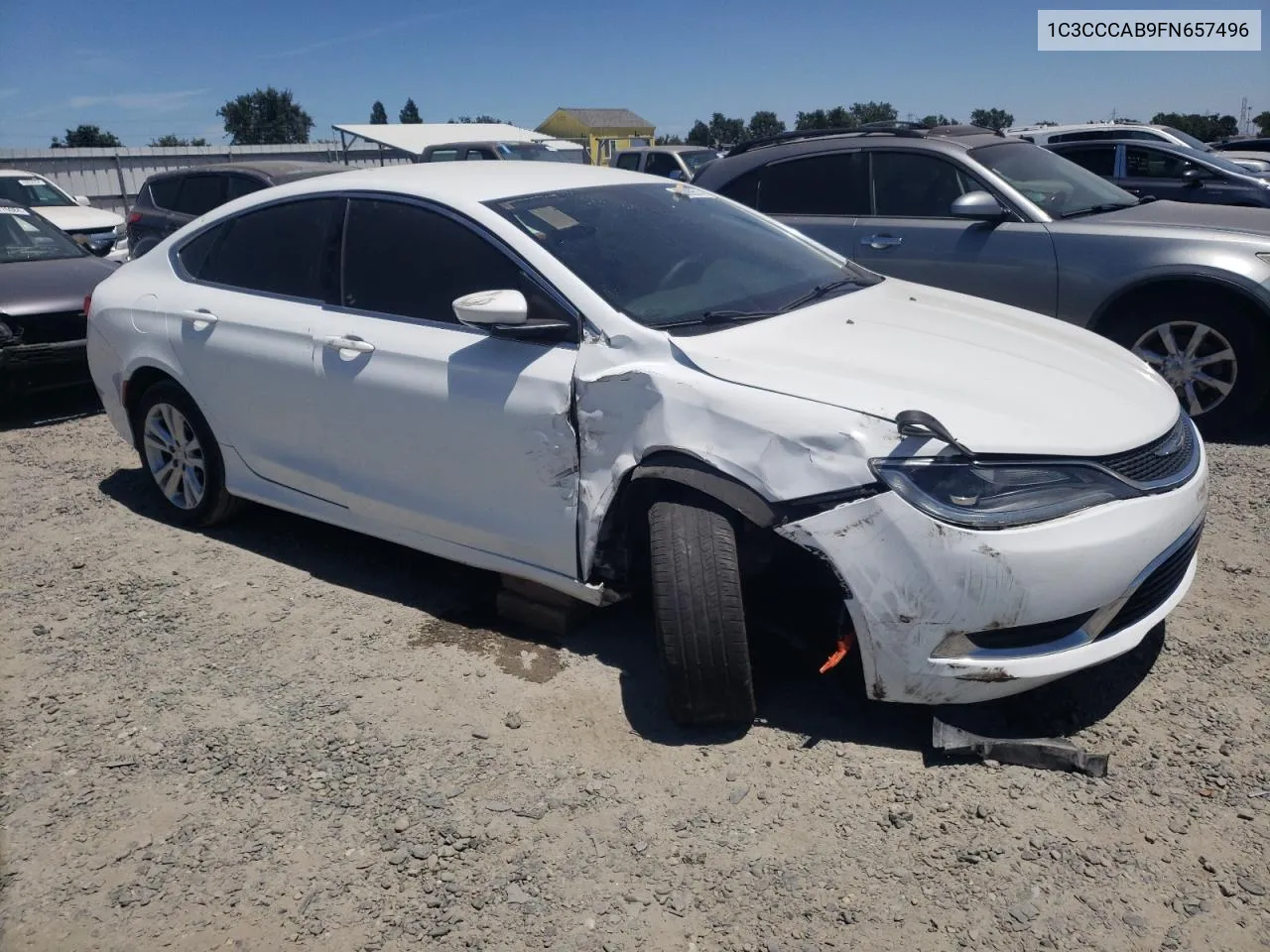 2015 Chrysler 200 Limited VIN: 1C3CCCAB9FN657496 Lot: 60880514