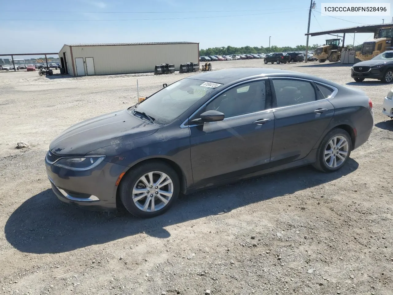 2015 Chrysler 200 Limited VIN: 1C3CCCAB0FN528496 Lot: 61044124