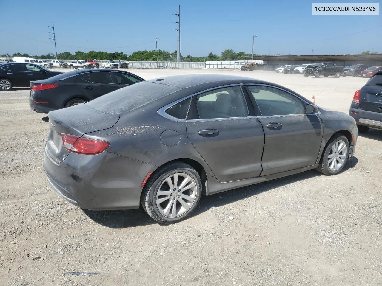 2015 Chrysler 200 Limited VIN: 1C3CCCAB0FN528496 Lot: 61044124