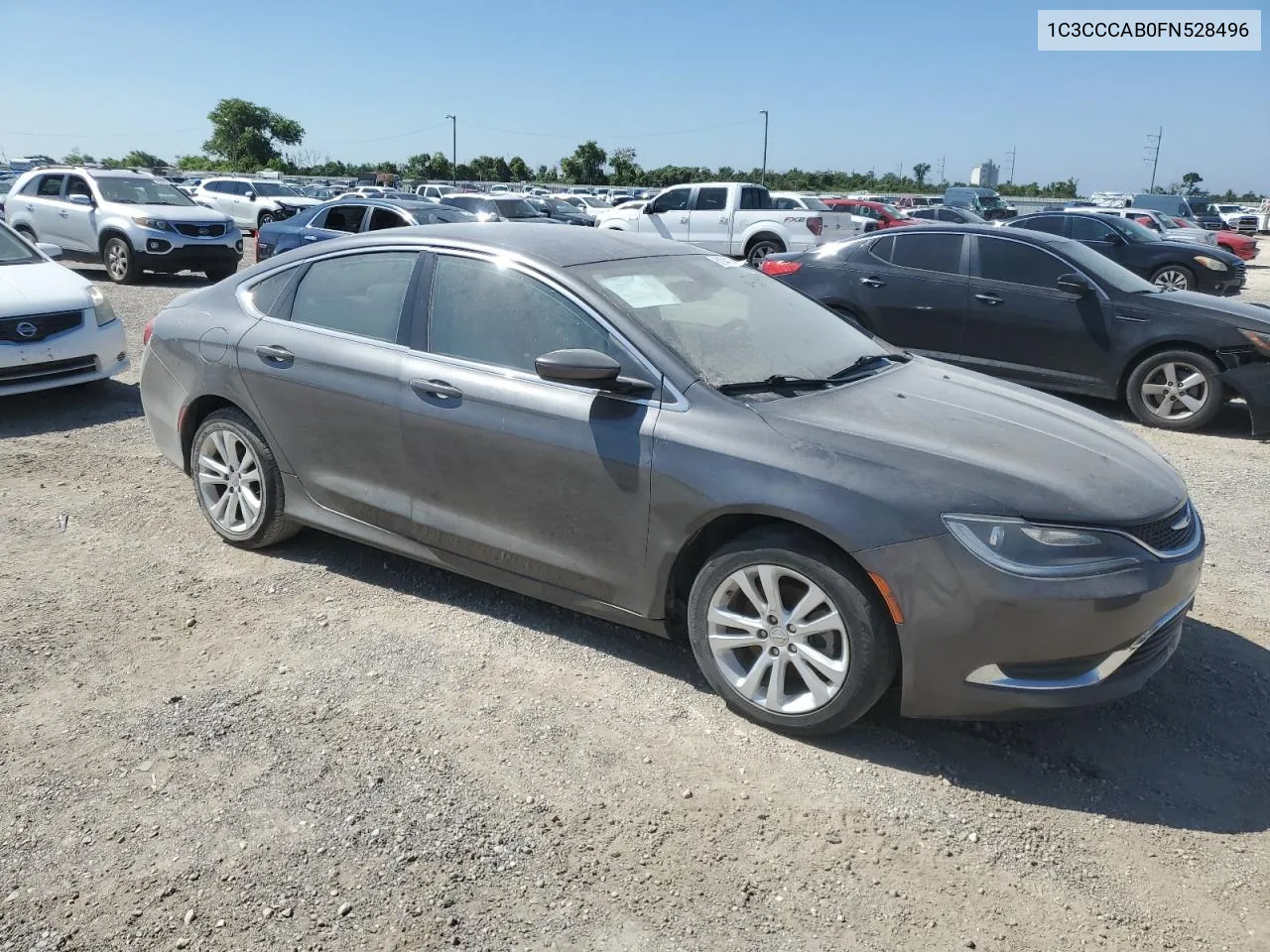 2015 Chrysler 200 Limited VIN: 1C3CCCAB0FN528496 Lot: 61044124