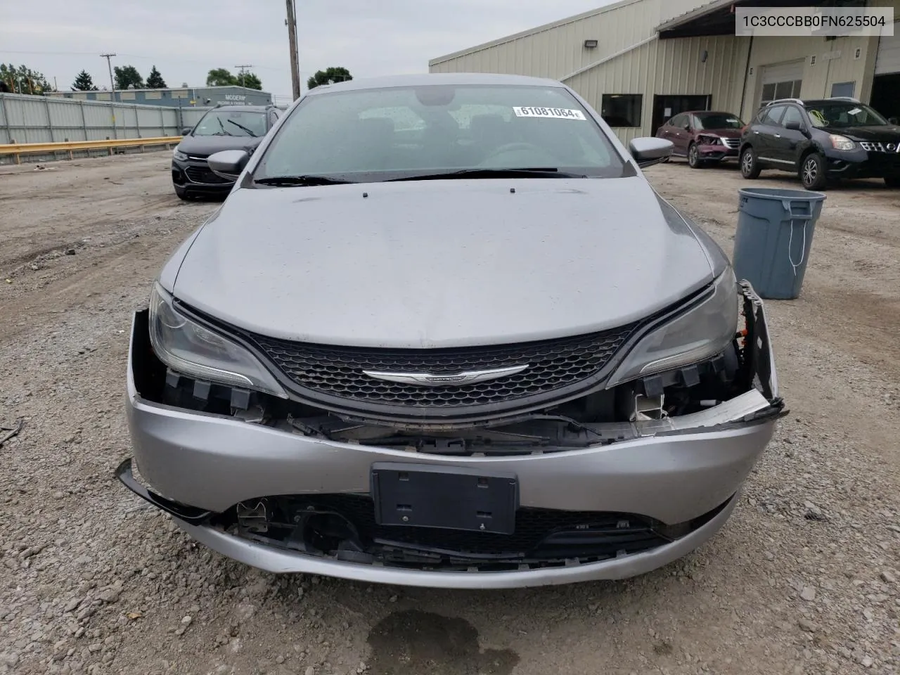 2015 Chrysler 200 S VIN: 1C3CCCBB0FN625504 Lot: 61081064