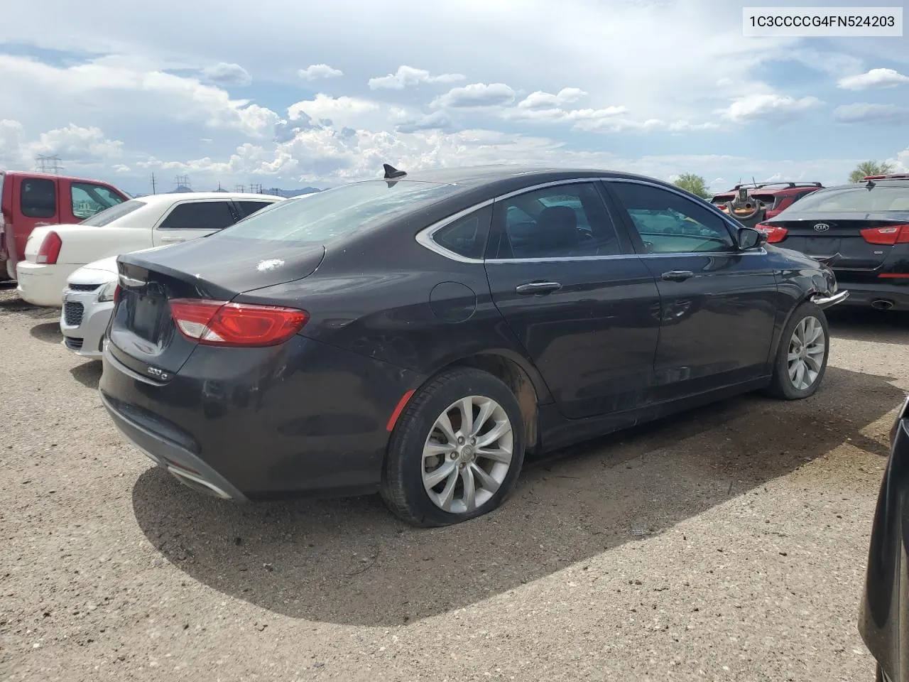 2015 Chrysler 200 C VIN: 1C3CCCCG4FN524203 Lot: 61529854