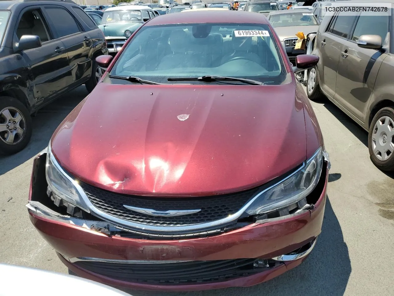 1C3CCCAB2FN742678 2015 Chrysler 200 Limited