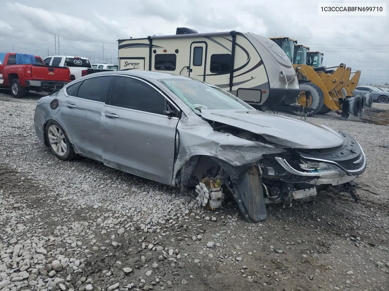 2015 Chrysler 200 Limited VIN: 1C3CCCAB8FN699710 Lot: 62398894