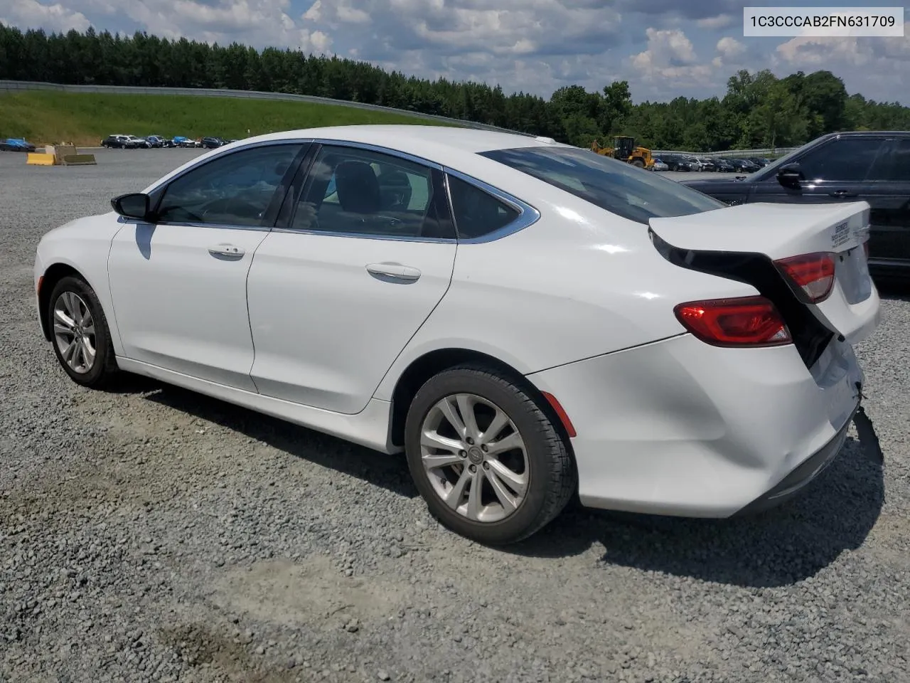 2015 Chrysler 200 Limited VIN: 1C3CCCAB2FN631709 Lot: 62509444