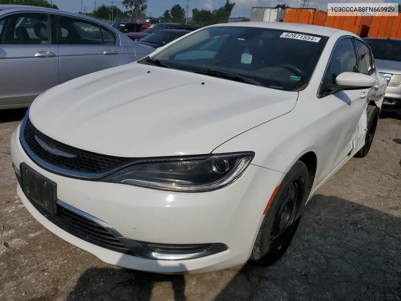 1C3CCCAB8FN669929 2015 Chrysler 200 Limited