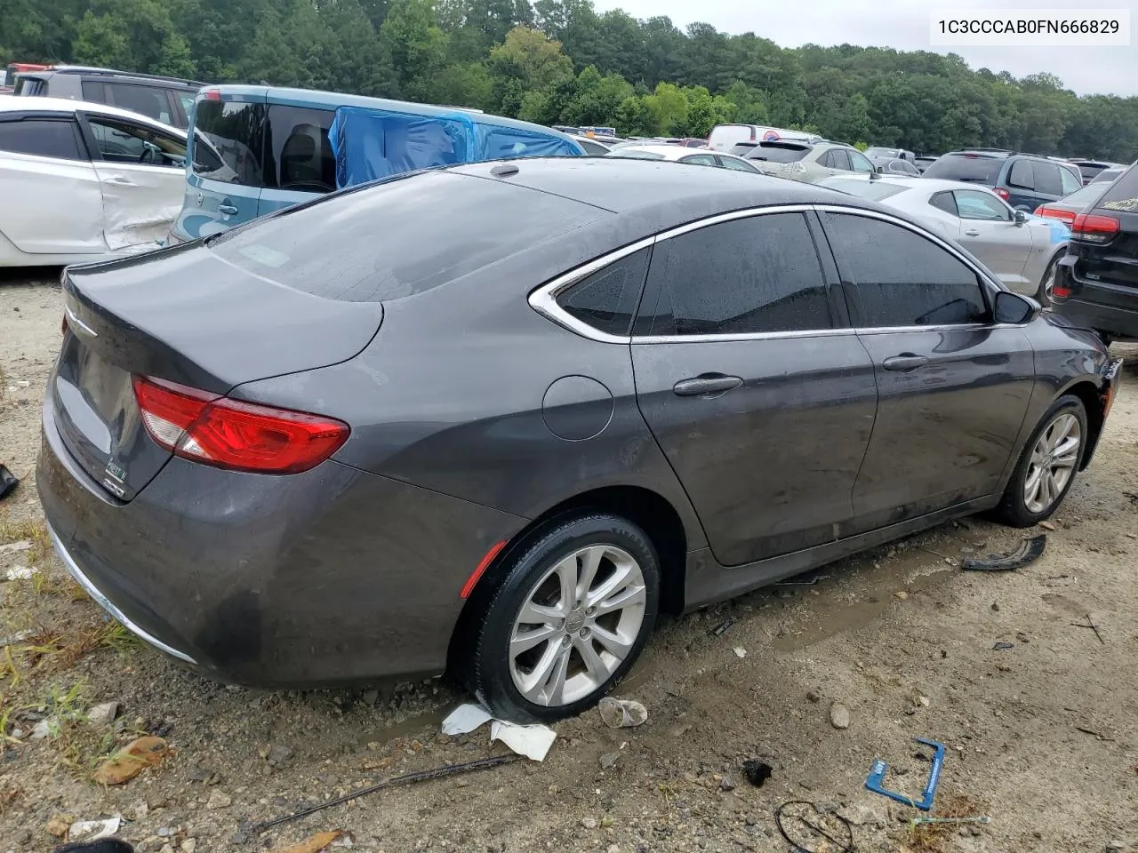 2015 Chrysler 200 Limited VIN: 1C3CCCAB0FN666829 Lot: 63050074