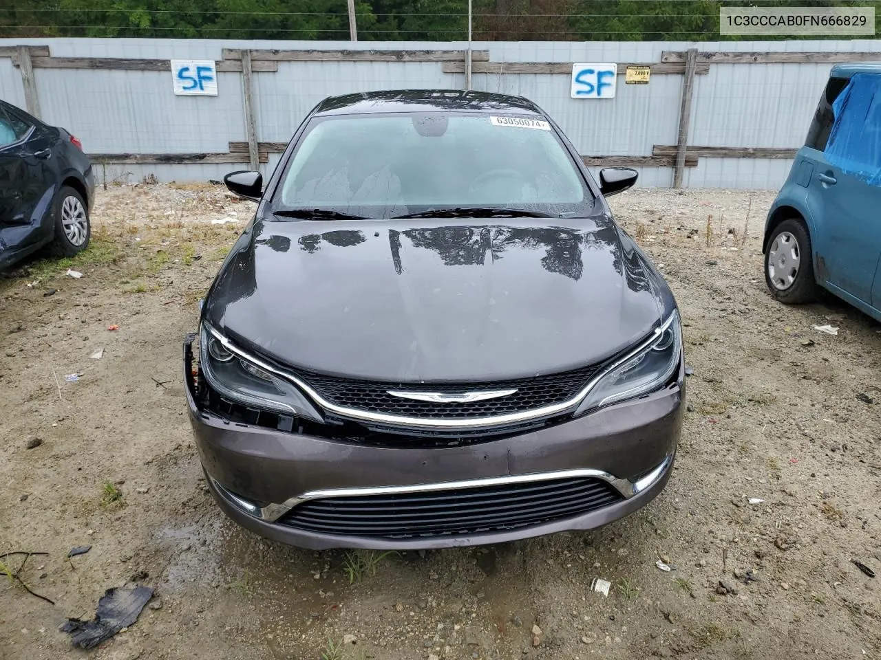 2015 Chrysler 200 Limited VIN: 1C3CCCAB0FN666829 Lot: 63050074