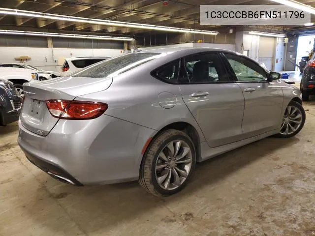 1C3CCCBB6FN511796 2015 Chrysler 200 S