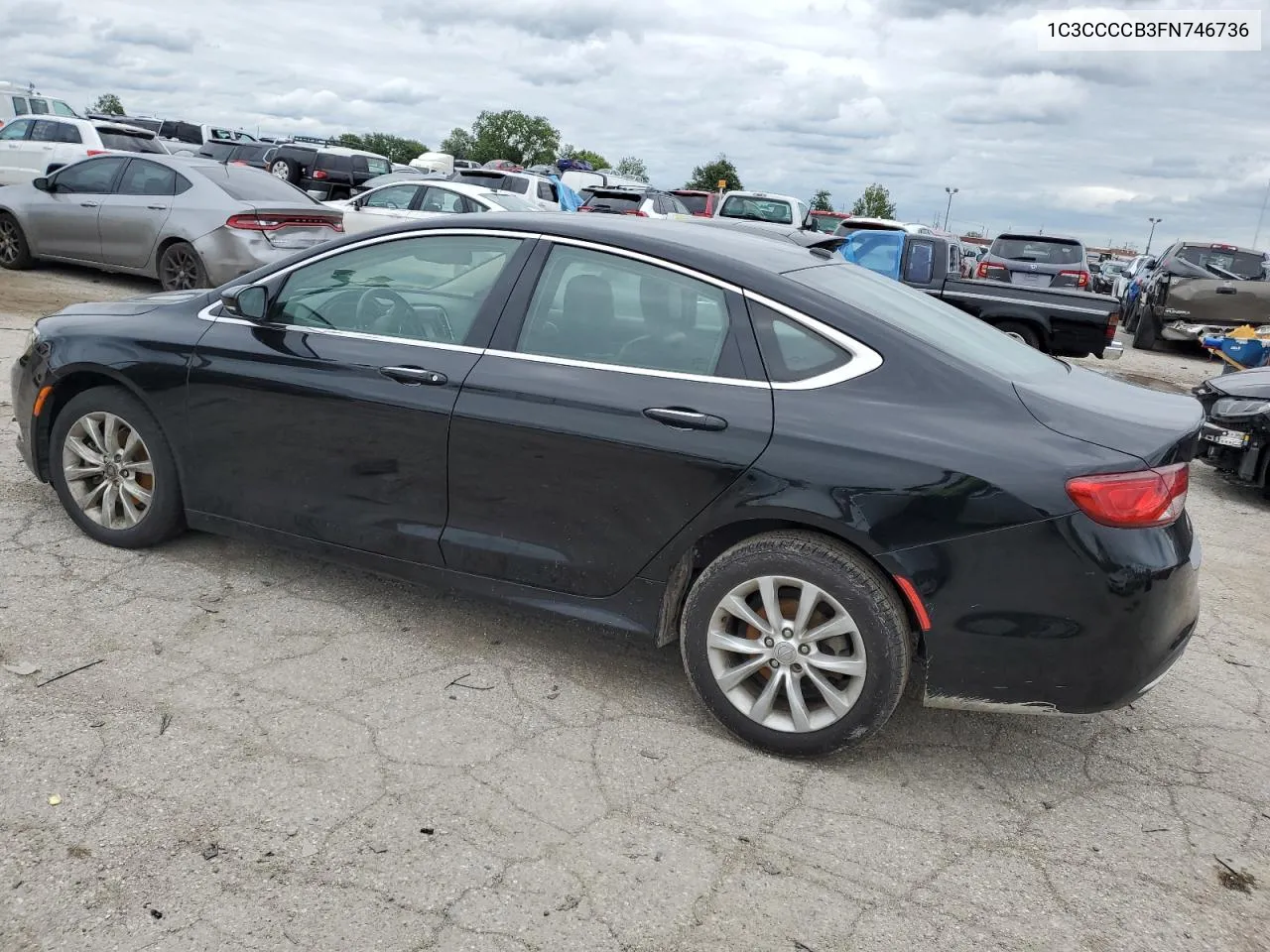 2015 Chrysler 200 C VIN: 1C3CCCCB3FN746736 Lot: 63302454