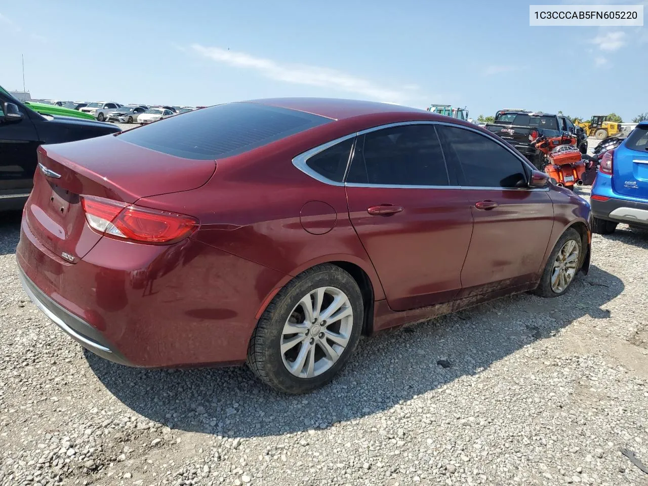 2015 Chrysler 200 Limited VIN: 1C3CCCAB5FN605220 Lot: 63529704