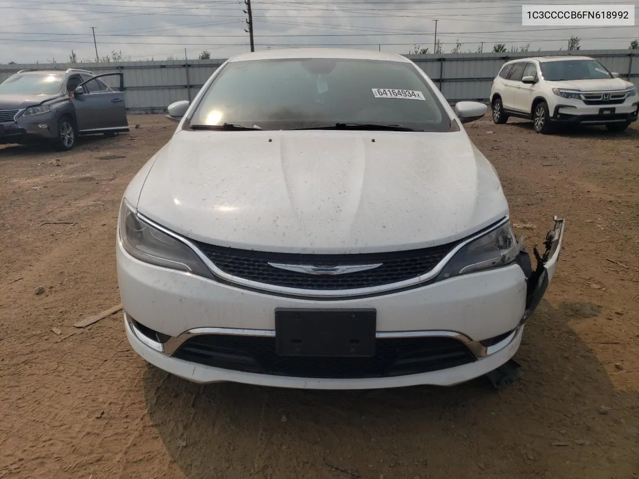 2015 Chrysler 200 C VIN: 1C3CCCCB6FN618992 Lot: 64164934