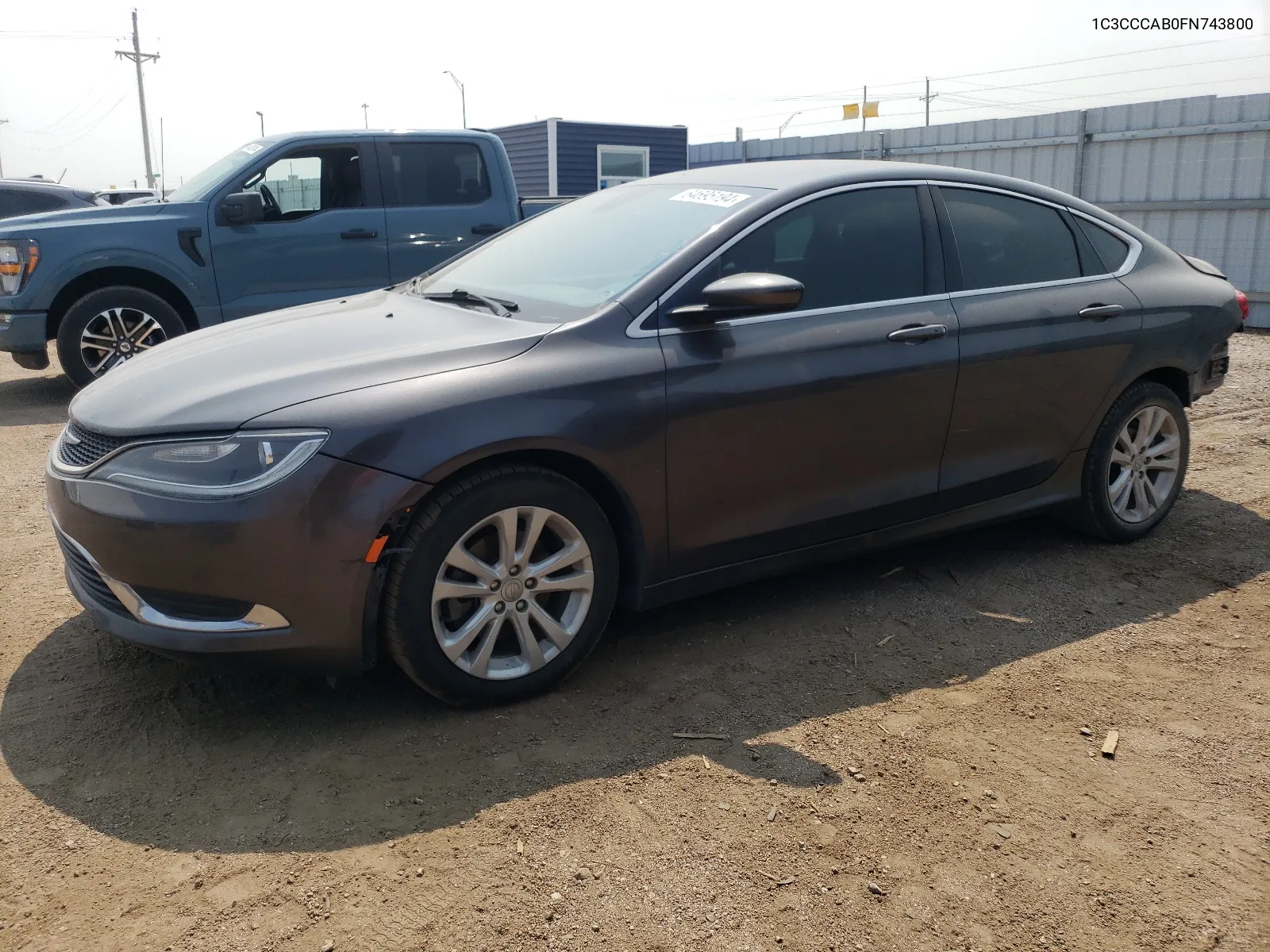 2015 Chrysler 200 Limited VIN: 1C3CCCAB0FN743800 Lot: 64695194