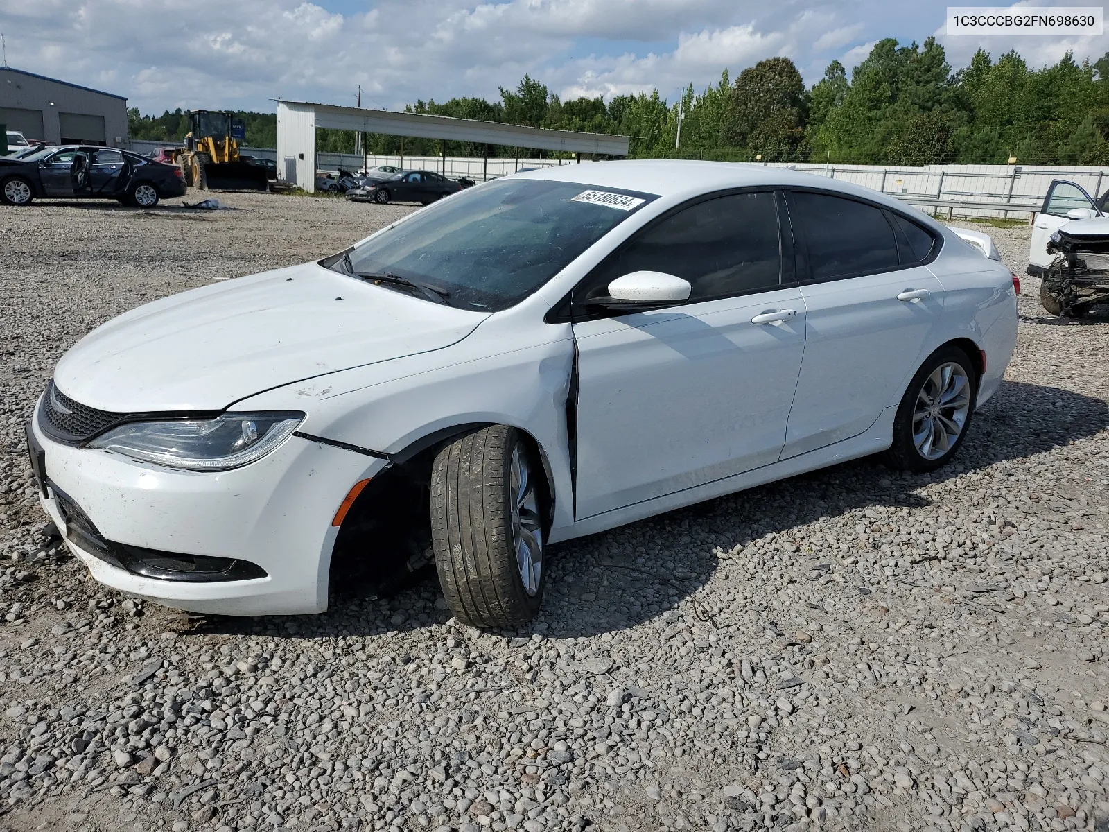 2015 Chrysler 200 S VIN: 1C3CCCBG2FN698630 Lot: 65180634