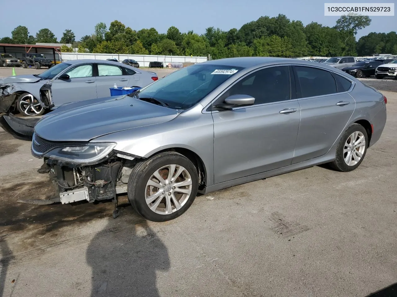 2015 Chrysler 200 Limited VIN: 1C3CCCAB1FN529723 Lot: 65592974