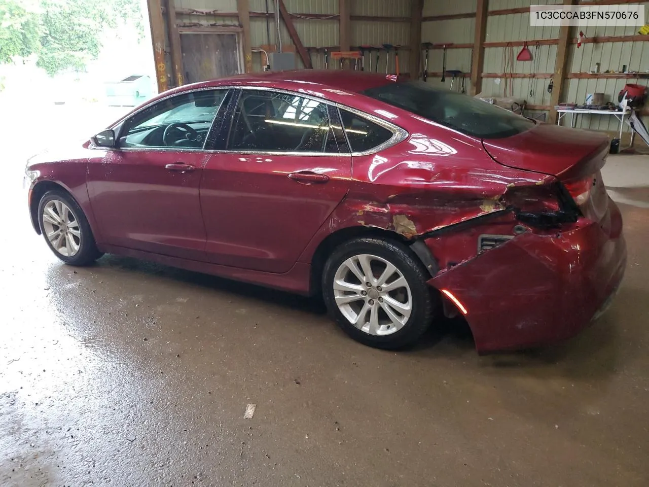 2015 Chrysler 200 Limited VIN: 1C3CCCAB3FN570676 Lot: 65817414