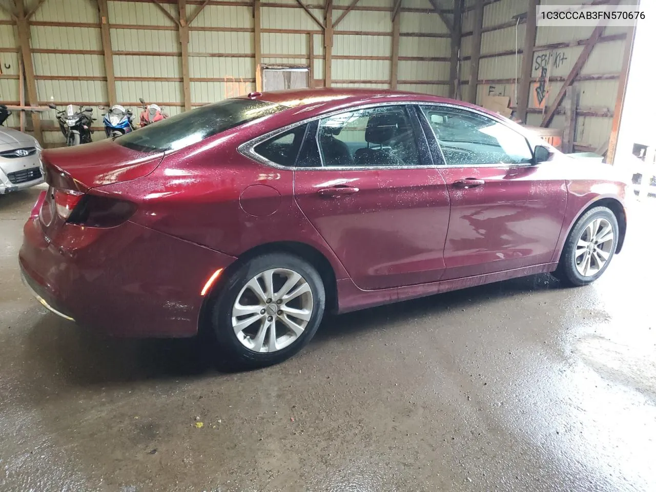 2015 Chrysler 200 Limited VIN: 1C3CCCAB3FN570676 Lot: 65817414