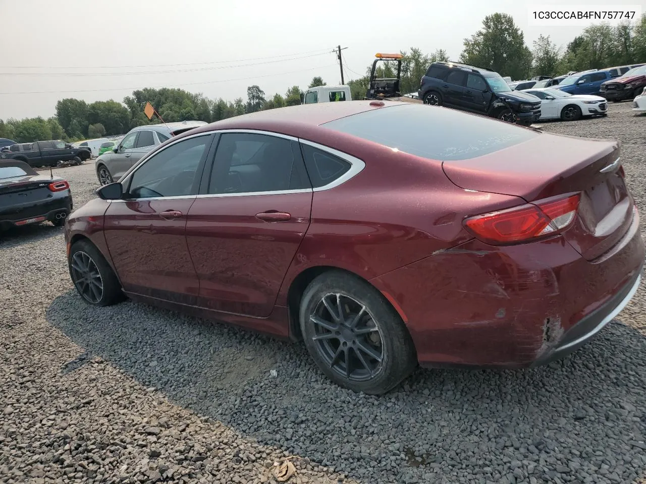 2015 Chrysler 200 Limited VIN: 1C3CCCAB4FN757747 Lot: 66015154