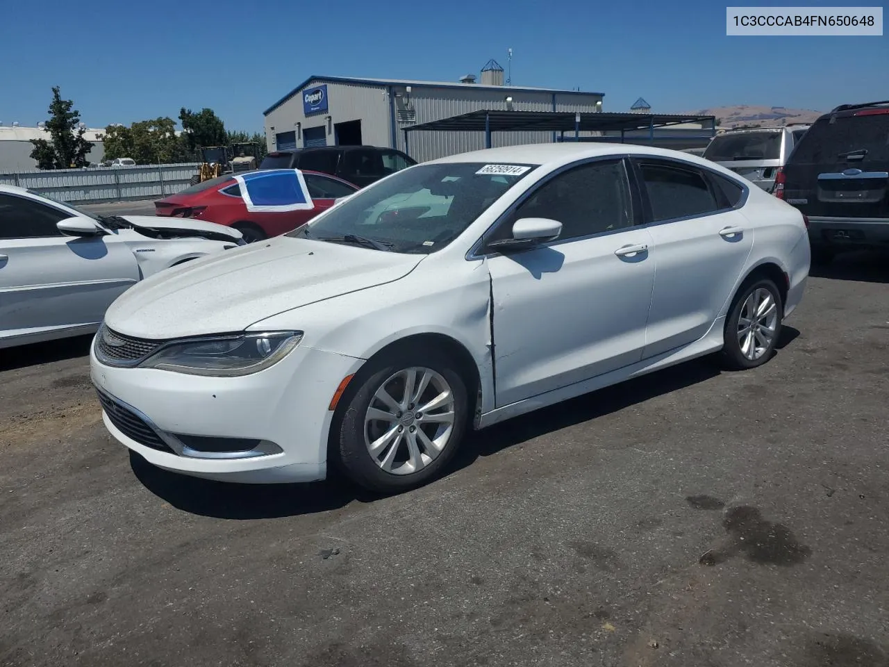 2015 Chrysler 200 Limited VIN: 1C3CCCAB4FN650648 Lot: 66250914