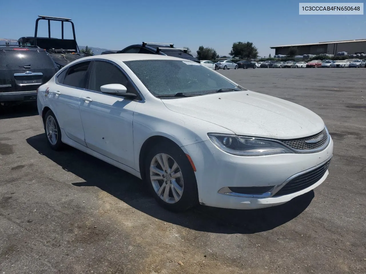 2015 Chrysler 200 Limited VIN: 1C3CCCAB4FN650648 Lot: 66250914